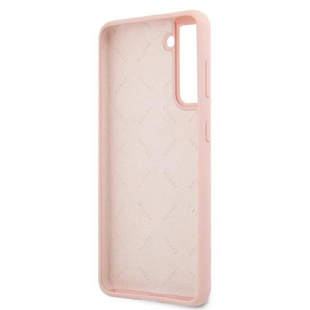 Чохол Guess Script Vintage для Samsung Galaxy S21 Plus Pink (GUHCS21MLSVSPI)