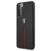 Чохол Ferrari для Samsung Galaxy S21 G991 Off Track Leather Nylon Stripe Black (FEOSIHCS21SBK)