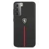 Чохол Ferrari для Samsung Galaxy S21 G991 Off Track Leather Nylon Stripe Black (FEOSIHCS21SBK)