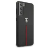 Чохол Ferrari для Samsung Galaxy S21 G991 Off Track Leather Nylon Stripe Black (FEOSIHCS21SBK)