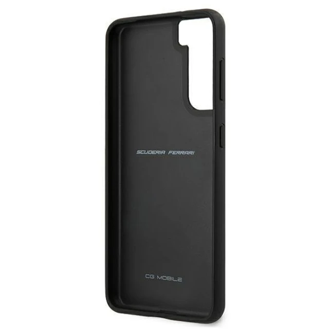 Чохол Ferrari для Samsung Galaxy S21 G991 Off Track Leather Nylon Stripe Black (FEOSIHCS21SBK)