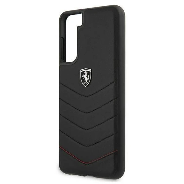 Чохол Ferrari для Samsung Galaxy S21 G991 Off Track Quilted Black (FEHQUHCS21SBK)