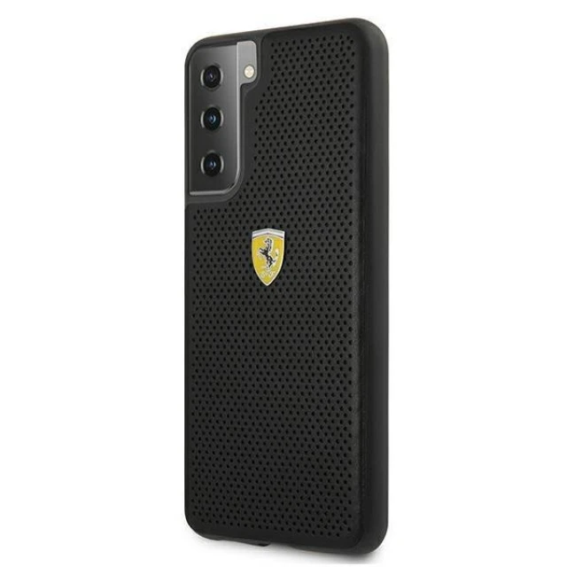 Чохол Ferrari для Samsung Galaxy S21 Plus G996 Off Track Perforated Black (FESPHCS21MBK)
