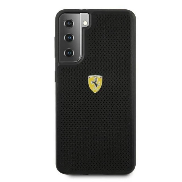 Чохол Ferrari для Samsung Galaxy S21 Plus G996 Off Track Perforated Black (FESPHCS21MBK)