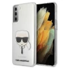 Чохол Karl Lagerfeld Karl's Head для Samsung Galaxy S21 Plus Transparent (KLHCS21MKTR)