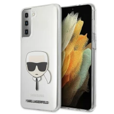 Чохол Karl Lagerfeld Karl's Head для Samsung Galaxy S21 Plus Transparent (KLHCS21MKTR)
