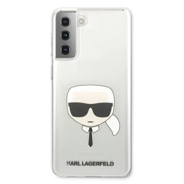 Чохол Karl Lagerfeld Karl's Head для Samsung Galaxy S21 Plus Transparent (KLHCS21MKTR)