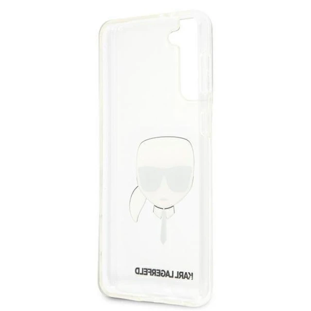 Чохол Karl Lagerfeld Karl's Head для Samsung Galaxy S21 Plus Transparent (KLHCS21MKTR)