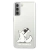 Чехол Karl Lagerfeld Choupette Fun для Samsung Galaxy S21 Plus Transparent (KLHCS21MCFNRC)