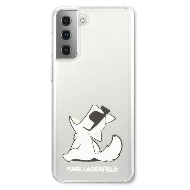 Чехол Karl Lagerfeld Choupette Fun для Samsung Galaxy S21 Plus Transparent (KLHCS21MCFNRC)