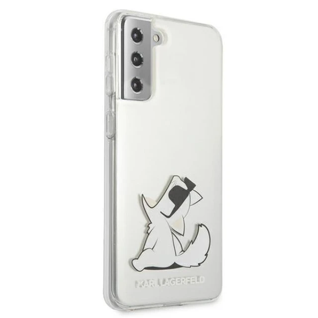 Чехол Karl Lagerfeld Choupette Fun для Samsung Galaxy S21 Plus Transparent (KLHCS21MCFNRC)