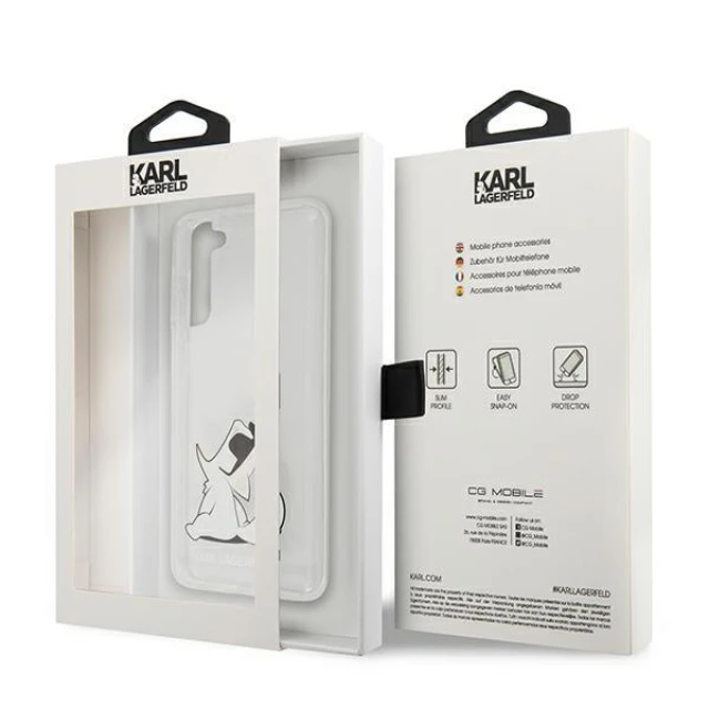 Чехол Karl Lagerfeld Choupette Fun для Samsung Galaxy S21 Plus Transparent (KLHCS21MCFNRC)