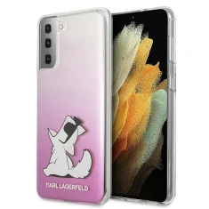 Чохол Karl Lagerfeld Choupette Fun для Samsung Galaxy S21 Plus Pink (KLHCS21MCFNRCPI)