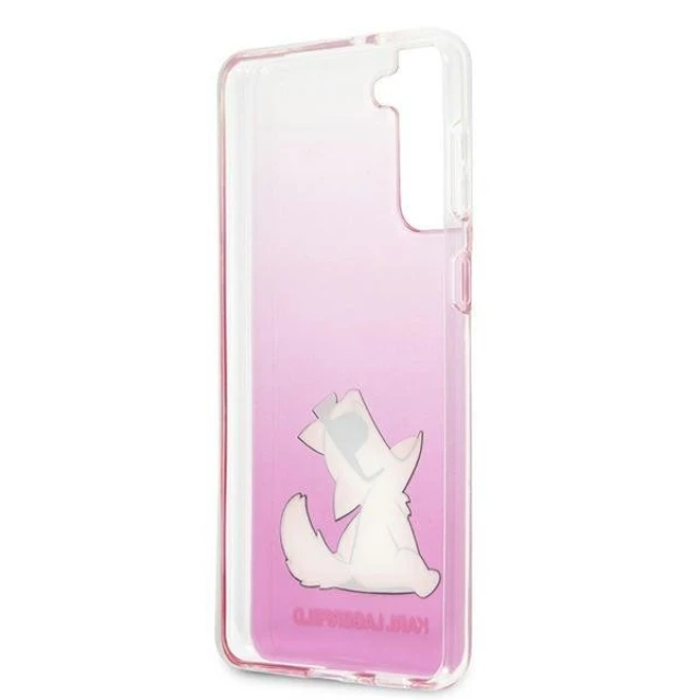 Чохол Karl Lagerfeld Choupette Fun для Samsung Galaxy S21 Plus Pink (KLHCS21MCFNRCPI)