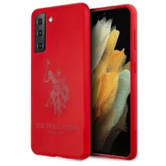 Чохол U.S. Polo Assn Silicone On Tone для Samsung Galaxy S21 G991 Red (USHCS21SSLHRTRE)
