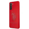 Чохол U.S. Polo Assn Silicone On Tone для Samsung Galaxy S21 G991 Red (USHCS21SSLHRTRE)