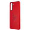 Чохол U.S. Polo Assn Silicone On Tone для Samsung Galaxy S21 G991 Red (USHCS21SSLHRTRE)
