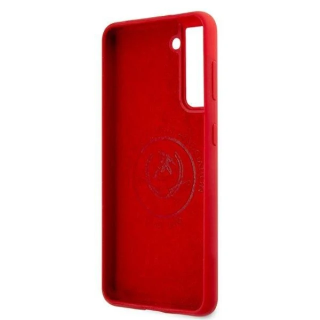 Чохол U.S. Polo Assn Silicone On Tone для Samsung Galaxy S21 G991 Red (USHCS21SSLHRTRE)