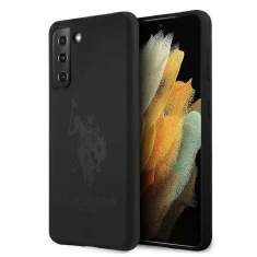 Чохол U.S. Polo Assn Silicone On Tone для Samsung Galaxy S21 G991 Black (USHCS21SSLHRTBK)