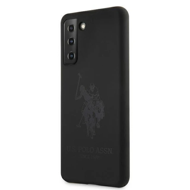 Чохол U.S. Polo Assn Silicone On Tone для Samsung Galaxy S21 G991 Black (USHCS21SSLHRTBK)