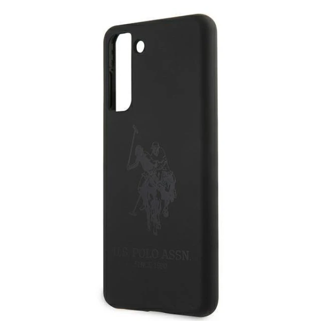 Чохол U.S. Polo Assn Silicone On Tone для Samsung Galaxy S21 G991 Black (USHCS21SSLHRTBK)
