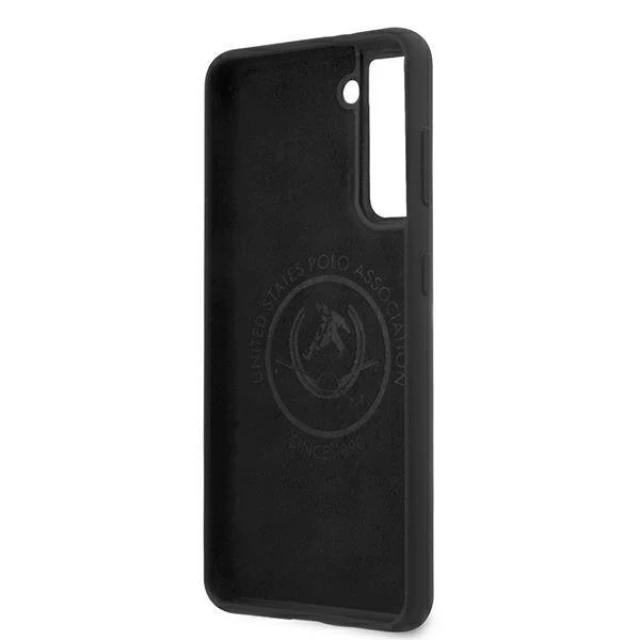 Чохол U.S. Polo Assn Silicone On Tone для Samsung Galaxy S21 G991 Black (USHCS21SSLHRTBK)