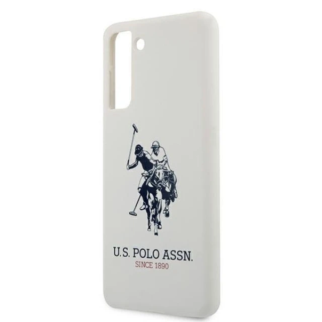 Чохол U.S. Polo Assn Silicone Collection для Samsung Galaxy S21 G991 White (USHCS21SSLHRWH)