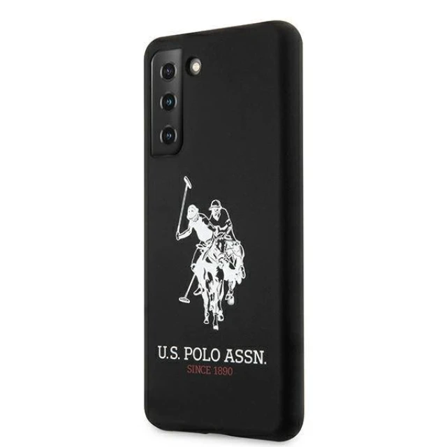 Чохол U.S. Polo Assn Silicone Logo для Samsung Galaxy S21 G991 Black (USHCS21SSLHRBK)