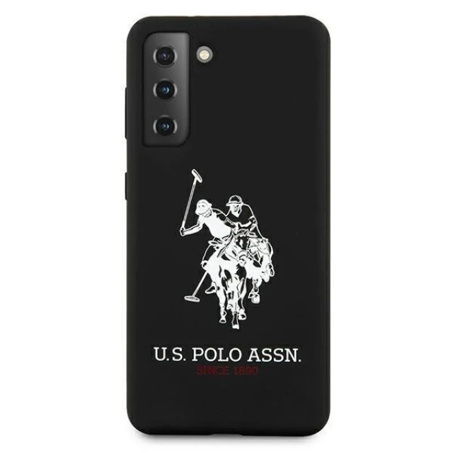 Чохол U.S. Polo Assn Silicone Logo для Samsung Galaxy S21 G991 Black (USHCS21SSLHRBK)
