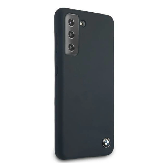 Чохол BMW для Samsung Galaxy S21 G991 Silicone Signature Navy (BMHCS21SSILNA)