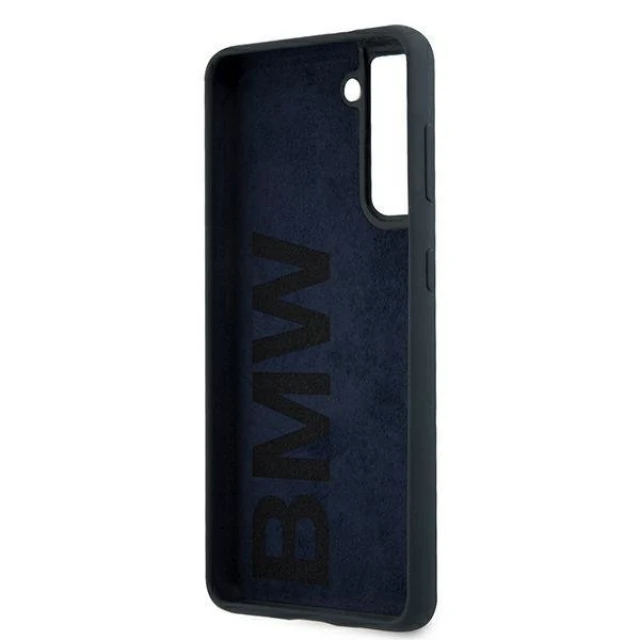 Чохол BMW для Samsung Galaxy S21 G991 Silicone Signature Navy (BMHCS21SSILNA)