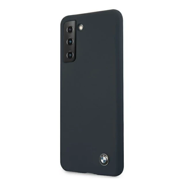 Чохол BMW для Samsung Galaxy S21 Plus G996 Silicone Signature Navy (BMHCS21MSILNA)