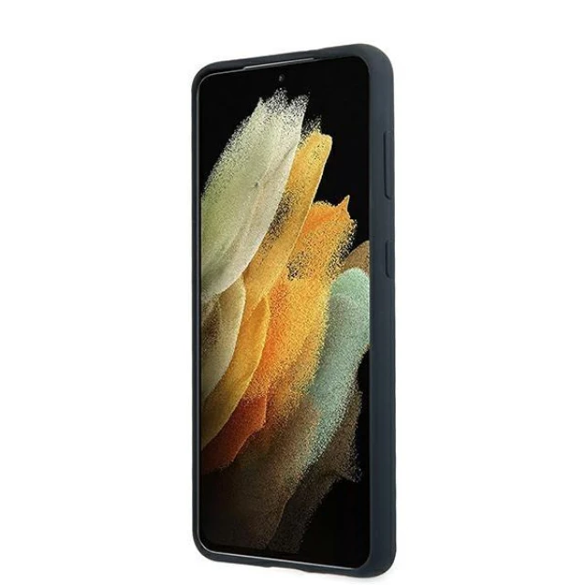 Чохол BMW для Samsung Galaxy S21 Plus G996 Silicone Signature Navy (BMHCS21MSILNA)