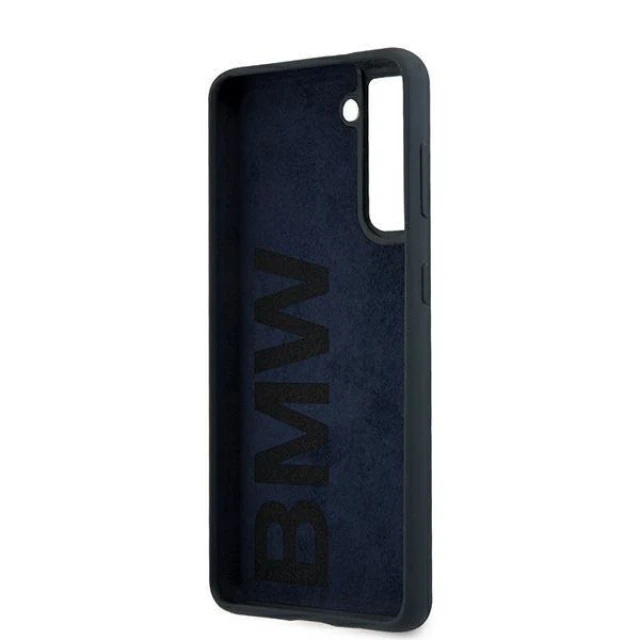 Чохол BMW для Samsung Galaxy S21 Plus G996 Silicone Signature Navy (BMHCS21MSILNA)