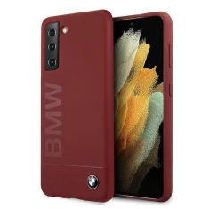 Чохол BMW для Samsung Galaxy S21 Plus G996 Silicone Signature Logo Red (BMHCS21MSLBLRE)