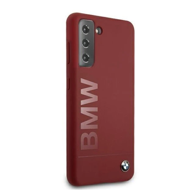 Чохол BMW для Samsung Galaxy S21 Plus G996 Silicone Signature Logo Red (BMHCS21MSLBLRE)