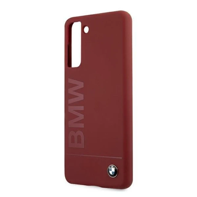 Чохол BMW для Samsung Galaxy S21 Plus G996 Silicone Signature Logo Red (BMHCS21MSLBLRE)