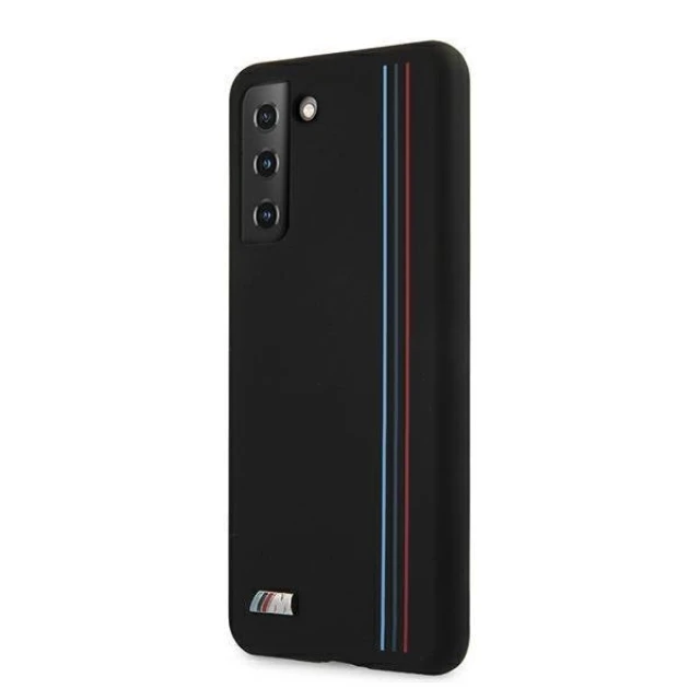 Чохол BMW для Samsung Galaxy S21 Plus G996 Silicone M Collection Black (BMHCS21MSIVTBK)