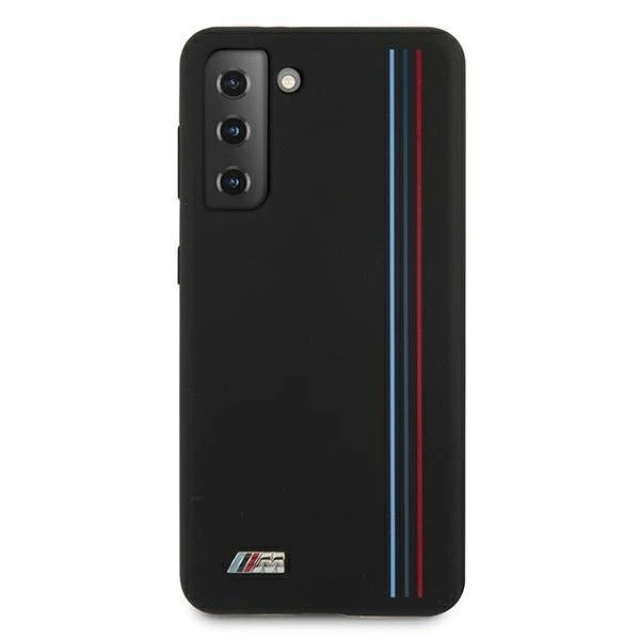 Чохол BMW для Samsung Galaxy S21 Plus G996 Silicone M Collection Black (BMHCS21MSIVTBK)