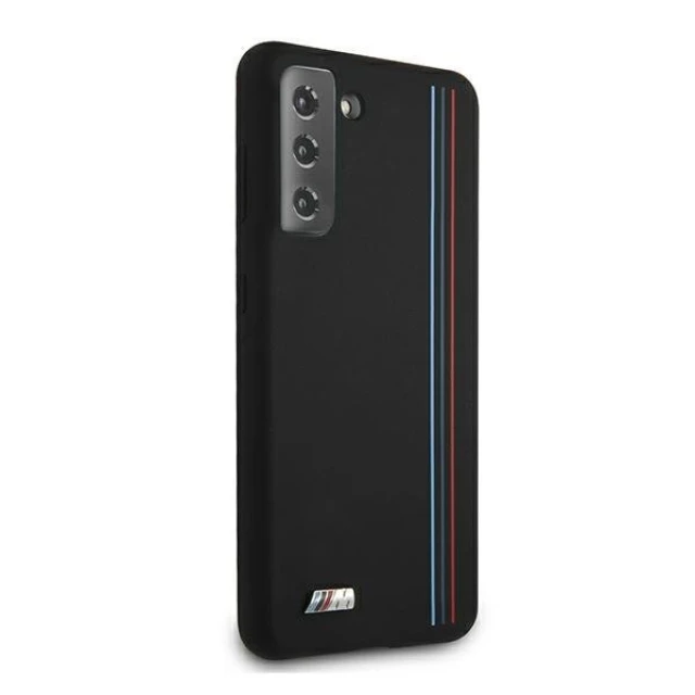 Чохол BMW для Samsung Galaxy S21 Plus G996 Silicone M Collection Black (BMHCS21MSIVTBK)