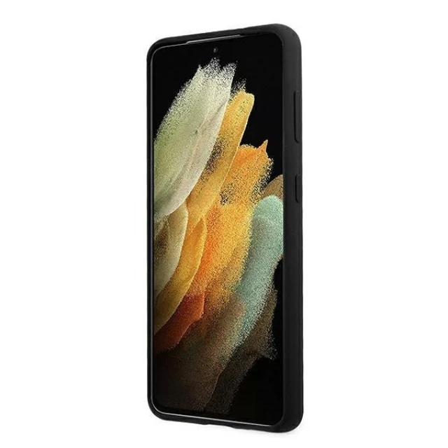 Чохол BMW для Samsung Galaxy S21 Plus G996 Silicone M Collection Black (BMHCS21MSIVTBK)