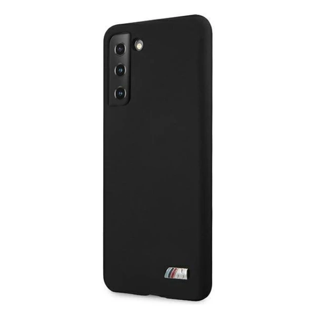 Чохол BMW для Samsung Galaxy S21 G991 Silicone M Collection Black (BMHCS21SMSILBK)