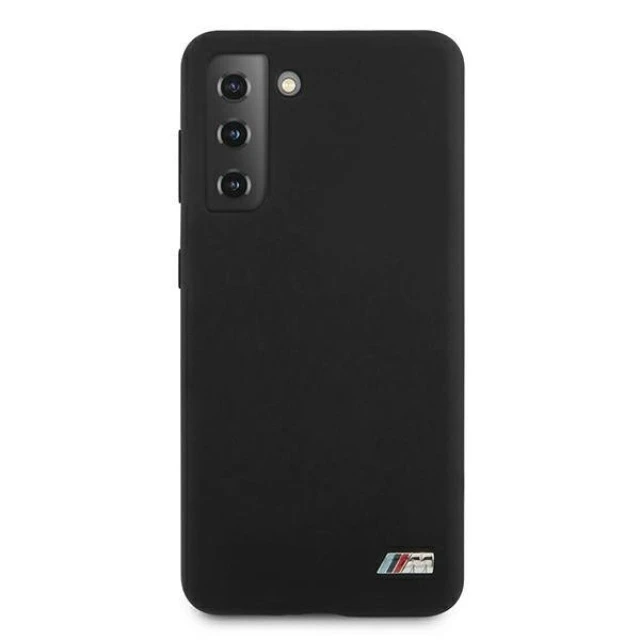 Чохол BMW для Samsung Galaxy S21 G991 Silicone M Collection Black (BMHCS21SMSILBK)