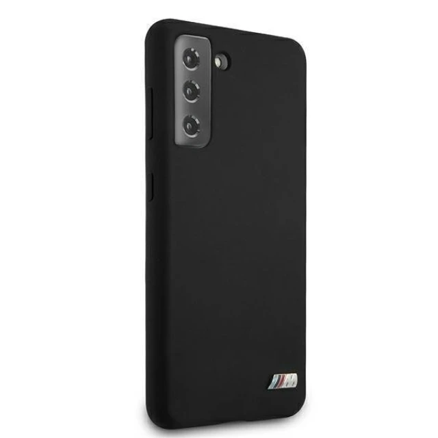 Чохол BMW для Samsung Galaxy S21 G991 Silicone M Collection Black (BMHCS21SMSILBK)