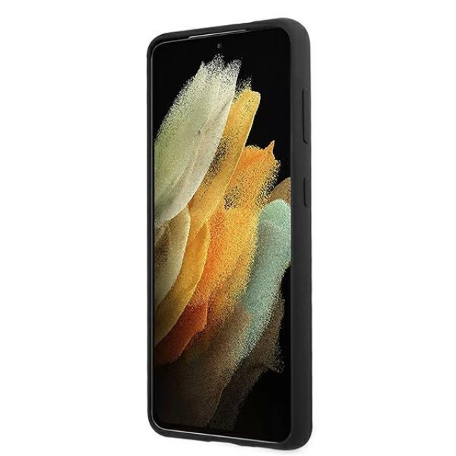 Чохол BMW для Samsung Galaxy S21 G991 Silicone M Collection Black (BMHCS21SMSILBK)