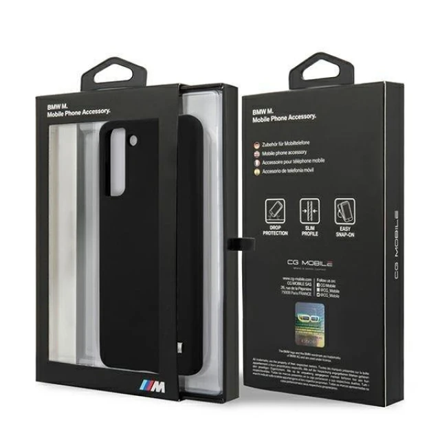 Чохол BMW для Samsung Galaxy S21 G991 Silicone M Collection Black (BMHCS21SMSILBK)