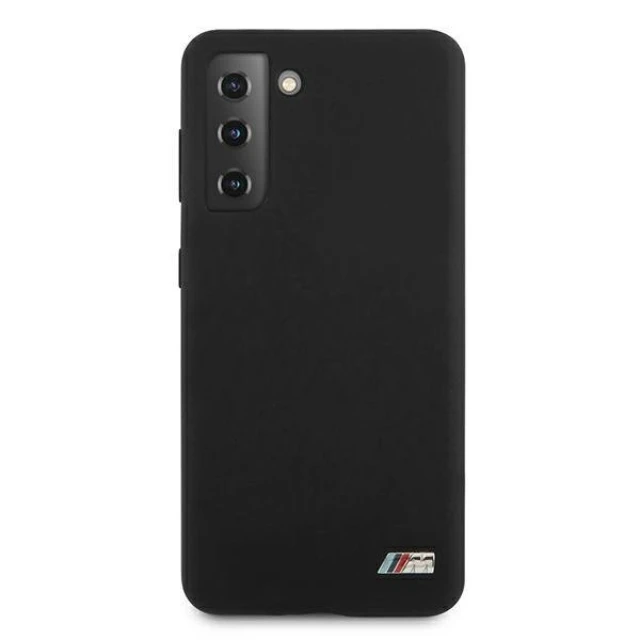 Чехол BMW для Samsung Galaxy S21 Plus G996 Silicone M Collection Black (BMHCS21MMSILBK)