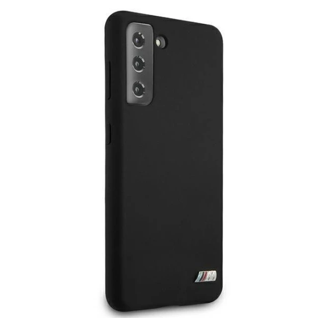 Чехол BMW для Samsung Galaxy S21 Plus G996 Silicone M Collection Black (BMHCS21MMSILBK)