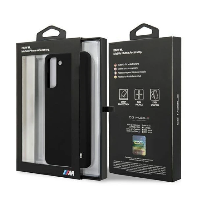 Чехол BMW для Samsung Galaxy S21 Plus G996 Silicone M Collection Black (BMHCS21MMSILBK)