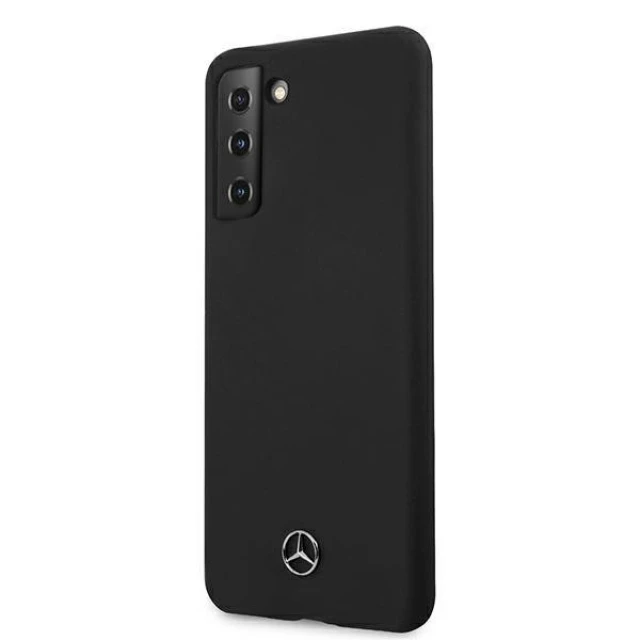 Чохол Mercedes для Samsung Galaxy S21 G991 Silicone Line Black (MEHCS21SSILBK)